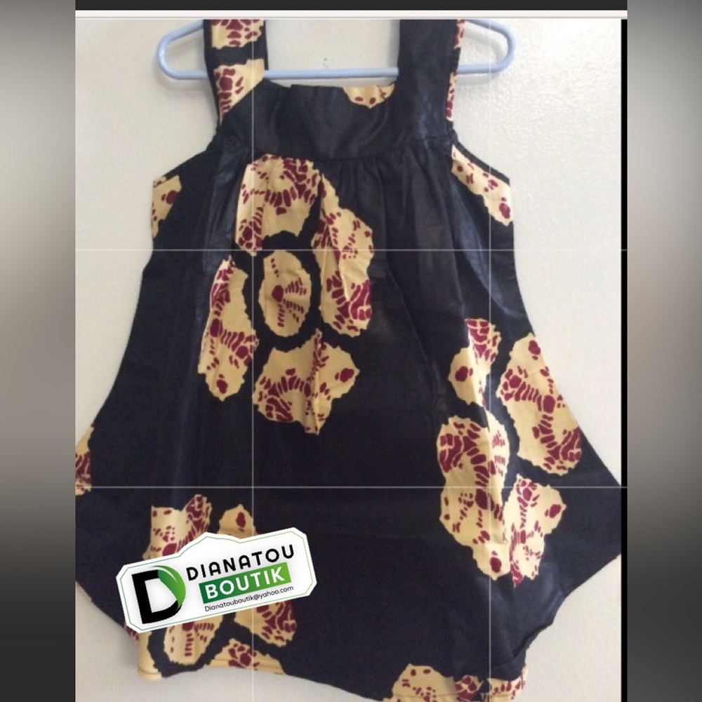 Madji Collection African Fabric Print Tank Dress